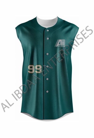 Baseball Jersey with Full Button